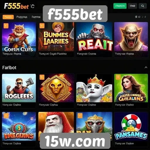 f555bet oferece diversidade em jogos online