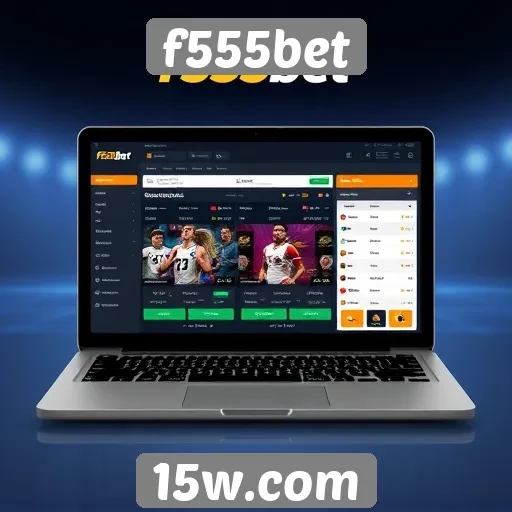 interface do f555bet é intuitiva e acessível